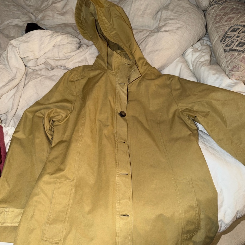 House of Harlow hooded trench